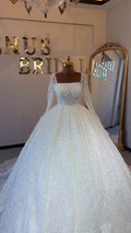 G21-029A - Ivory Elegant Ball Gown Wedding Dress - Gelinlik21