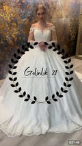 G21-046 Ivory Ball Gown Wedding Dress Main Clean Frame