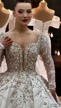 G21-063 Ivory Ball Gown Wedding Dress Main Clean Frame