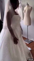 G21-085 Ivory Mermaid Wedding Dress Main Clean Frame