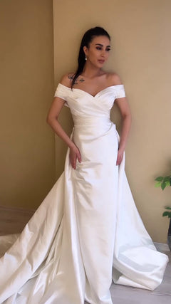 G21-109A - Ivory Embellished Ball Gown Wedding Dress - Gelinlik21