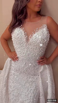 G21-116 Ivory Ball Gown Wedding Dress Main Clean Frame