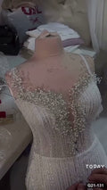 G21-131 Ivory Ball Gown Wedding Dress Main Clean Frame