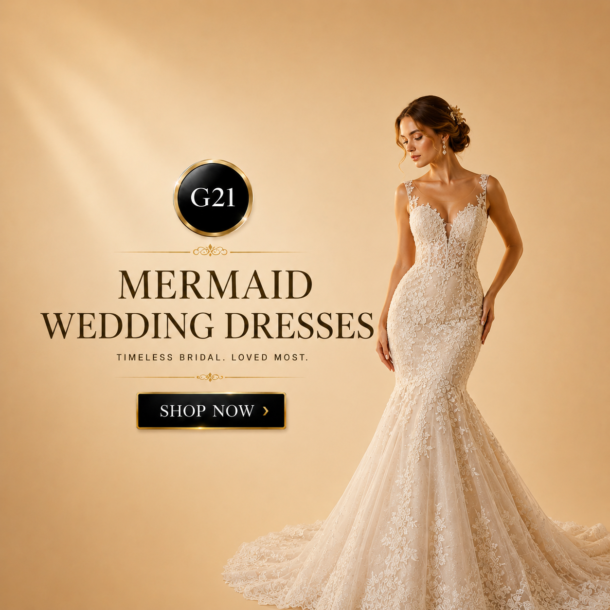 Mermaid wedding dresses image