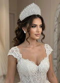 G21-AKS-058 ADALZITA-GETA | Adal Large Zircon Crystal Bridal Crown
