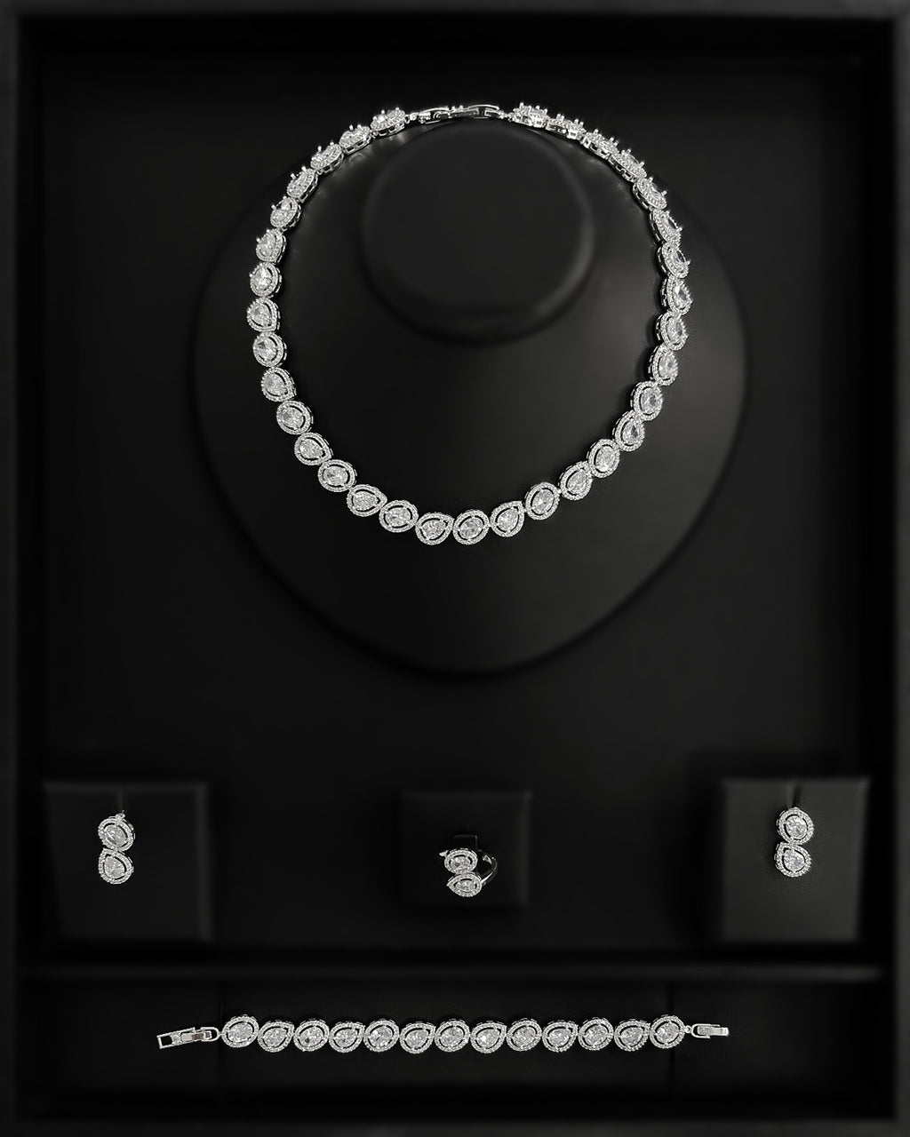 NNC-041 | Ade Zircon Stone Set Necklace