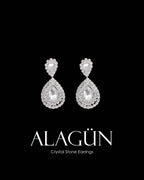 NNC-040 | Alagun كريستال Stone Earrings