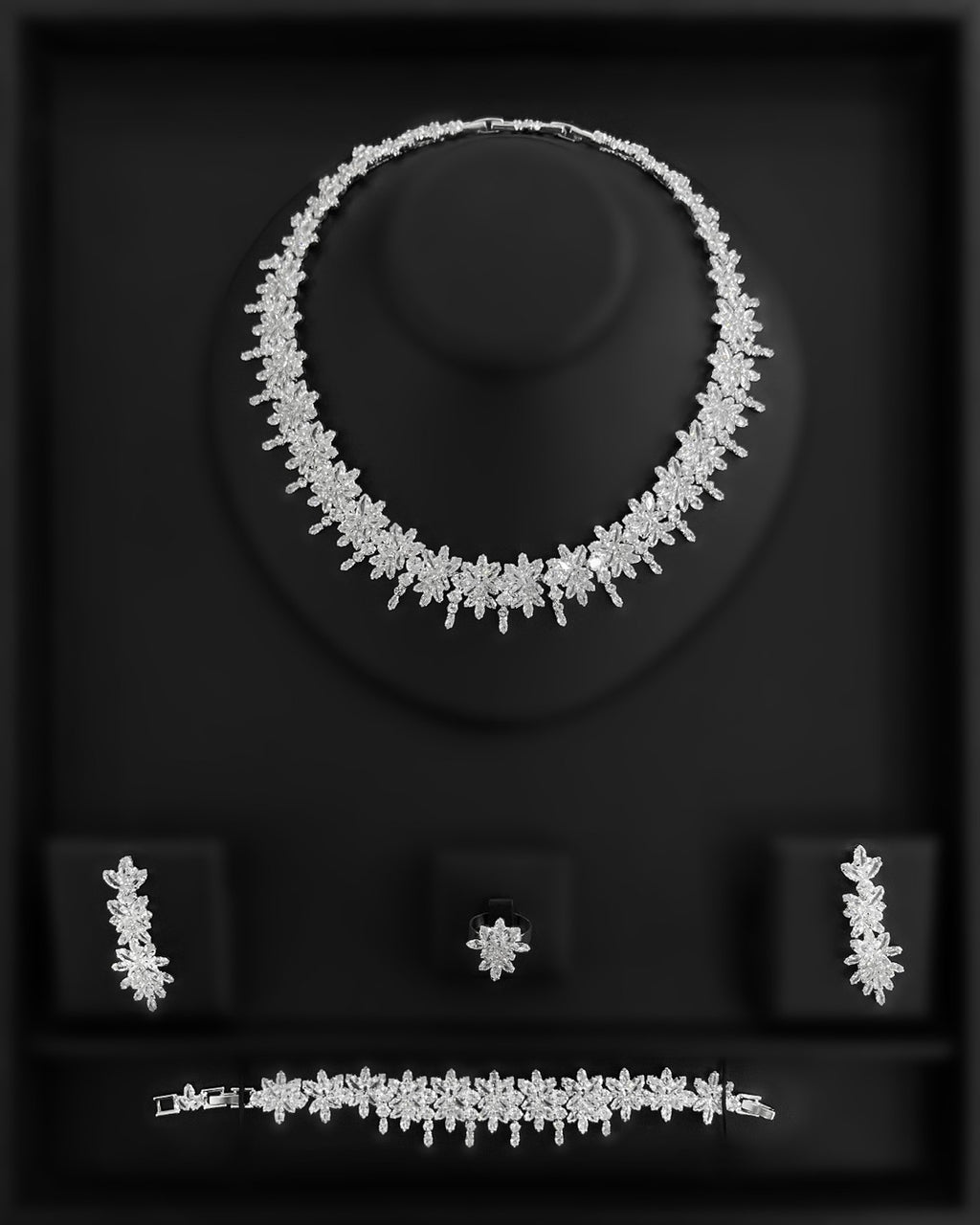 NNC-022 | An-A Zircon Stone Set Necklace