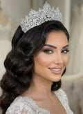G21-AKS-051 ANGELAZITA-ORTAGETA | Angela Medium Zircon Crystal Bridal Crown