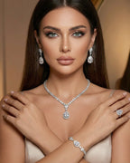 NNC-034 | Asay Zircon Stone Set Necklace
