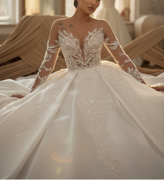 G21-22 Crystal Sparkling Ball Gown