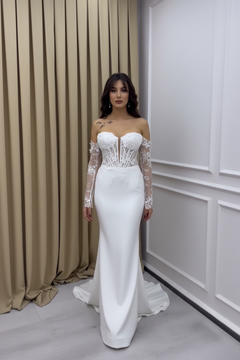 G21-41 Mermaid Wedding Dress