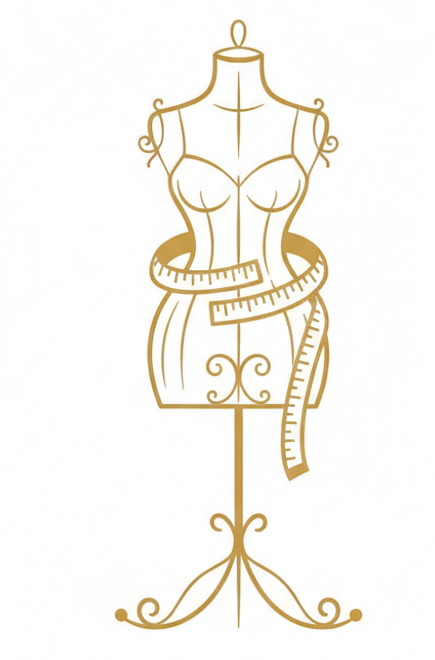 Bridal measurement illustration