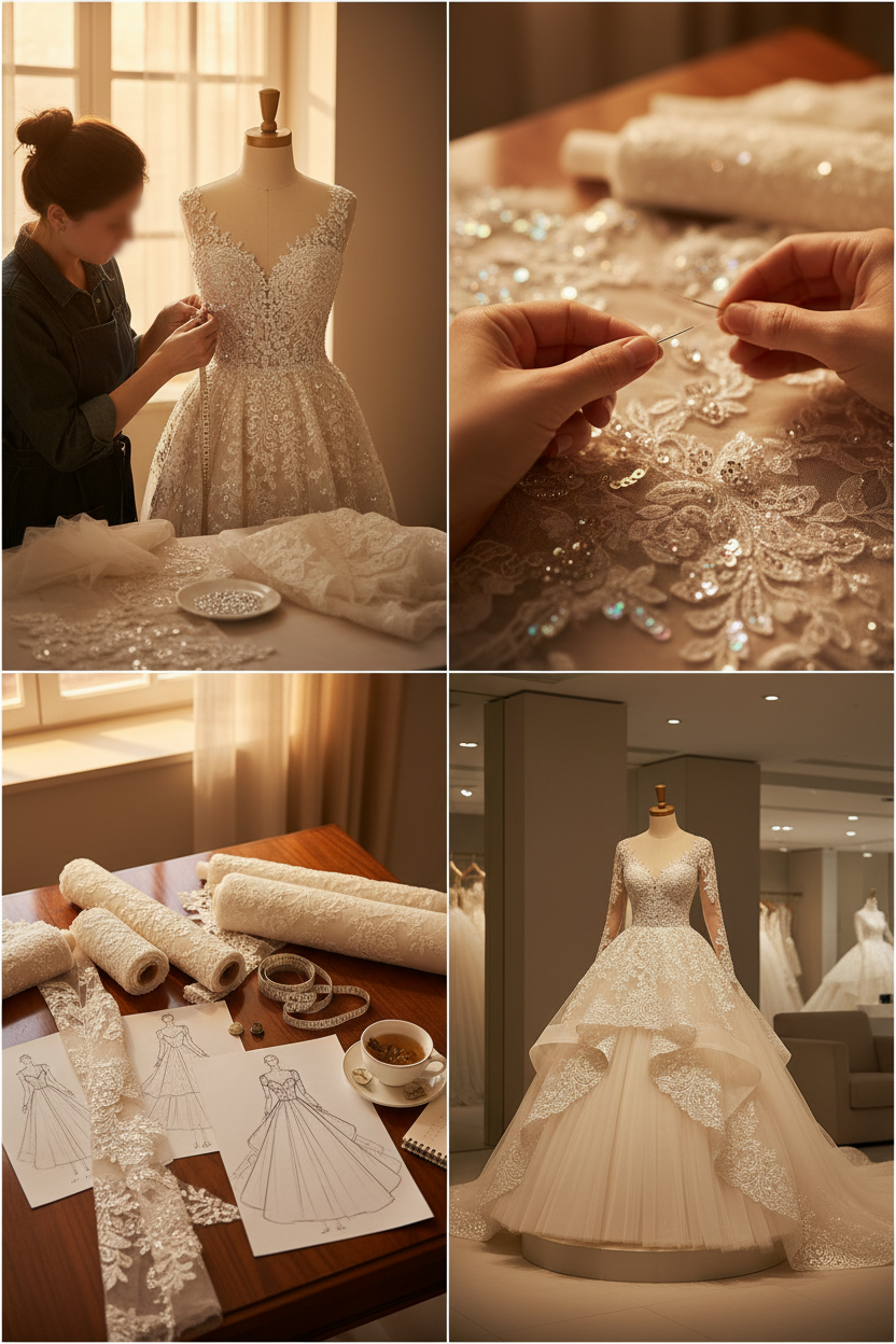 G21-133 SOFT-IVORY-PRINCESS-BALL-GOWN-WEDDING-DRESS-SEQUIN-LACE-BATEAU-NECKLINE-LONG-SLEEVE-SEQUIN-CRYSTAL-EMBROIDERY-NATURAL-WAIST-CATHEDRAL-TRAIN-GLAMOUR-ROYAL--GULF-MODEST-FRONT-VIEW