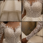 NIL-033 Hand Embroidery & Pearl Scatter Detail