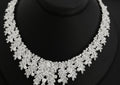 G21-AKS-020 Lale Zircon Stone Set Necklace