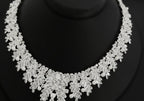 G21-AKS-020 Lale Zircon Stone Set Necklace