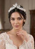 NNC-070 | LAMAZITA-INTAGETA | Lama Zircon Krystal & perle Brude Tiara