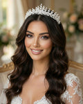 G21-AKS-062 LAVINKZITA-GETA | Lavin Small Zircon Crystal Bridal Tiara