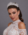 NNC-063 | LAVINZITA-GETA | Lavin Zircon Křišťál Svatební Crown