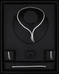 G21-AKS-036 Loge Zircon Stone Set Necklace