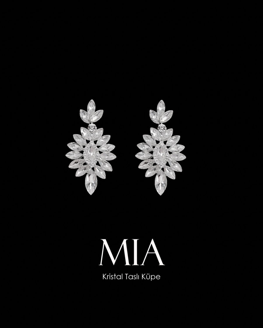 NNC-033 | Mia كريستال Stone Earrings