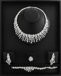 NNC-008 | Nea Zircon Stone للعرائس Set Necklace