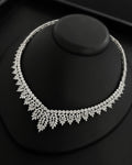 NNC-014 | Special مجموعة Triple Row Marquise Leaf V-Necklace