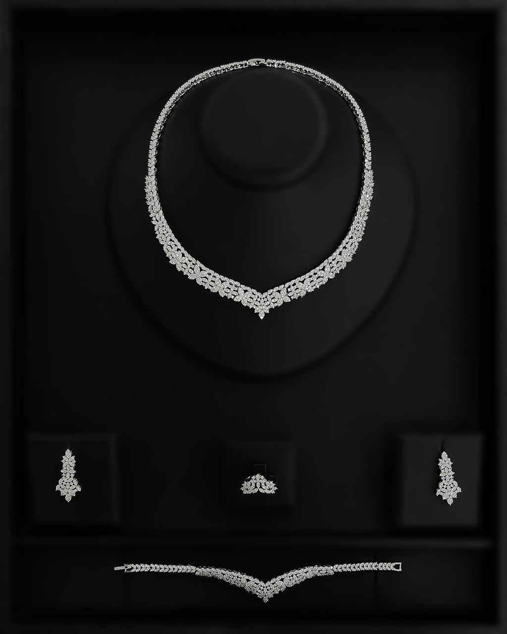 NNC-015 | Rama Zircon Stone Set Necklace