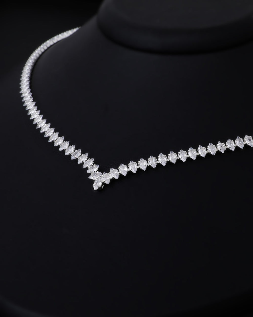 NNC-027 | لؤلؤ & كريستال Bead للعرائس Set Necklace