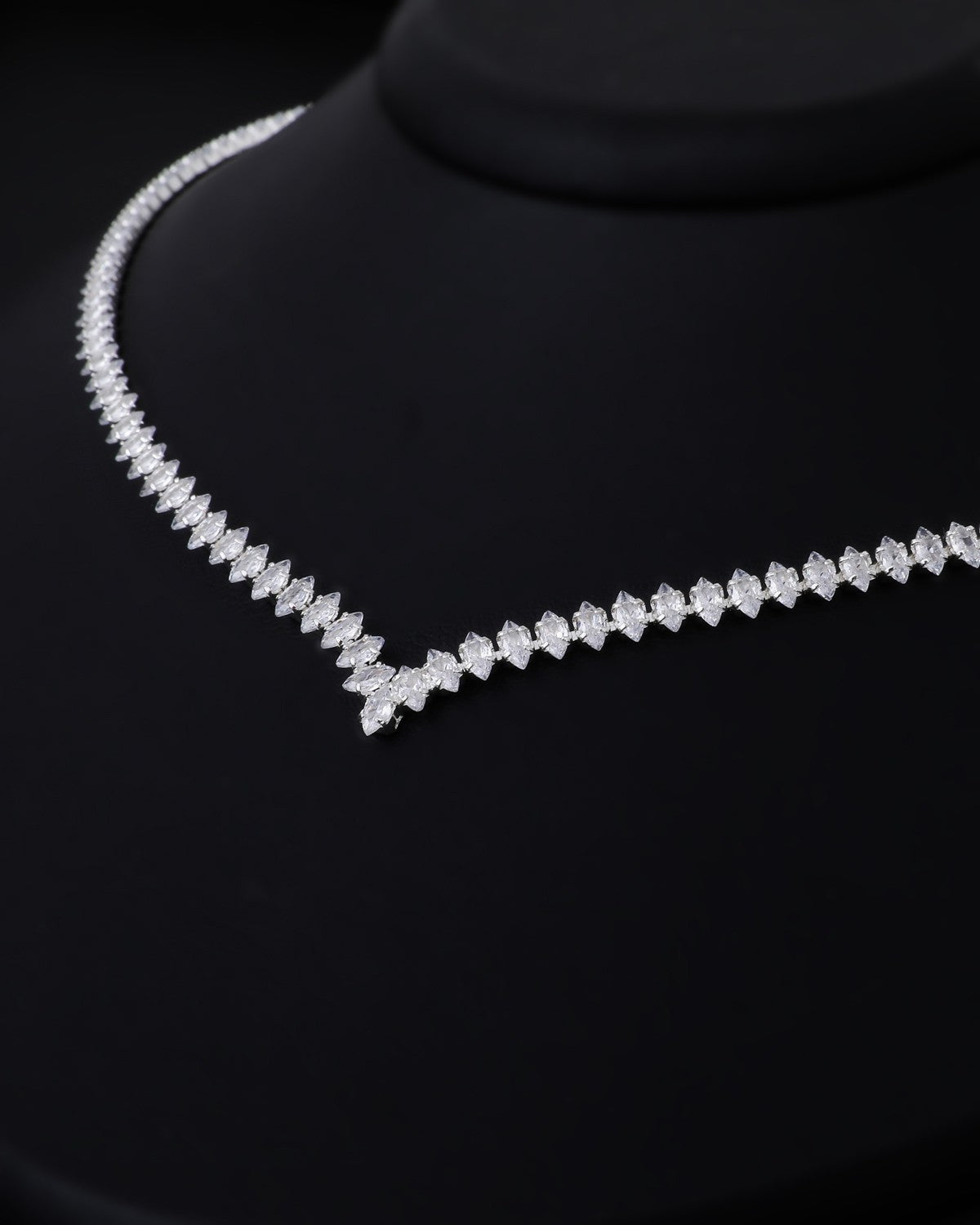 NNC-027 | لؤلؤ & كريستال Bead للعرائس Set Necklace