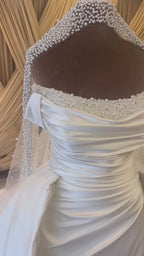 G21-062A - Champagne Lace Ball Gown Wedding Dress