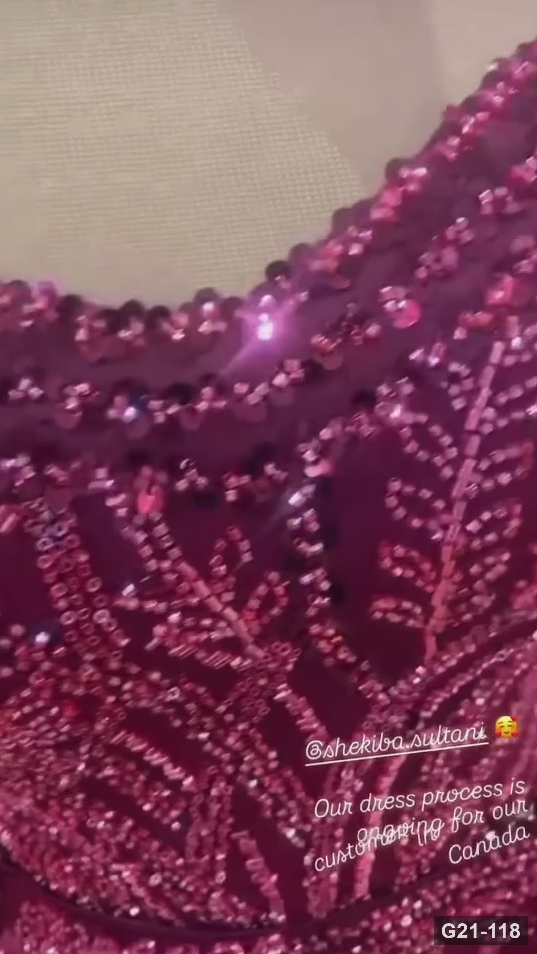 G21-118 | Burgundy Ball Gown Botanical Crystal Beaded Strapless Evening Dress