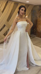 G21-092A - Ivory Embellished Ball Gown Wedding Dress