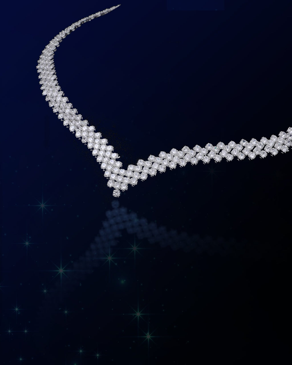 NNC-032 | Sohe Zircon Stone Set Necklace